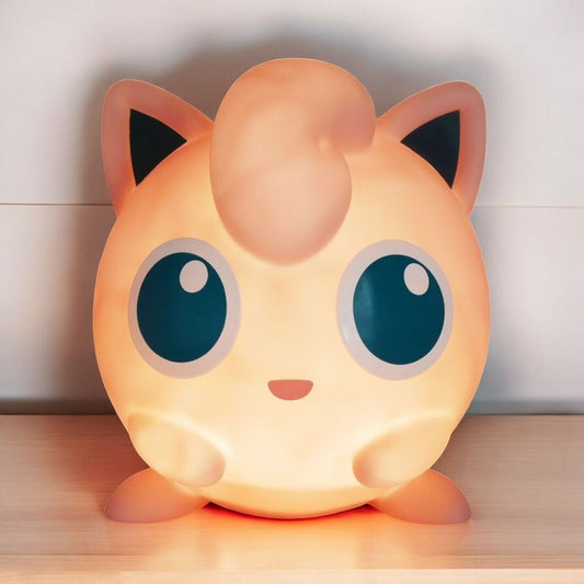 Lámpara LED 3D Jigglypuff Pokémon 25cm Inalámbrica - Decoración Gaming RGB Coleccionable
