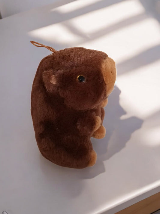 Peluche Capibara 20 cm marrón oscuro - Tu Abrazo Antiestrés Kawaii - Últimas Unidades Suave, Tierno