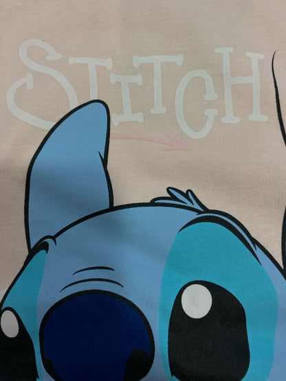 Sudadera infantil rosa niña Stitch Disney 100% algodon.  regalos para niña