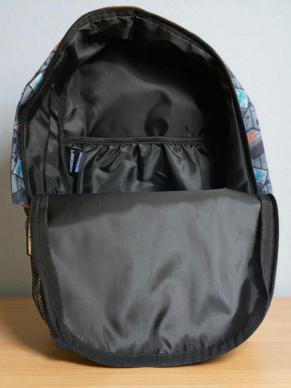 Mochila Minecraft Oficial Pixelada 40cm - Aventura Blocky Infinita | Resistencia Creeper