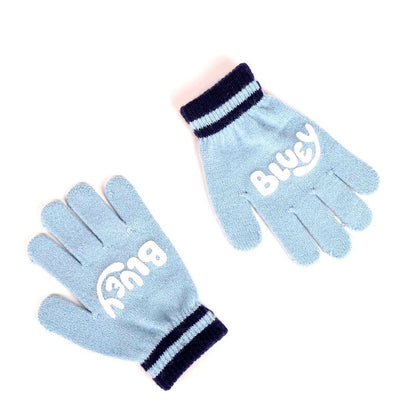 Bonnet et gants d'hiver Bluey pour enfants 100% polyester cadeau groupe cerda pour enfants