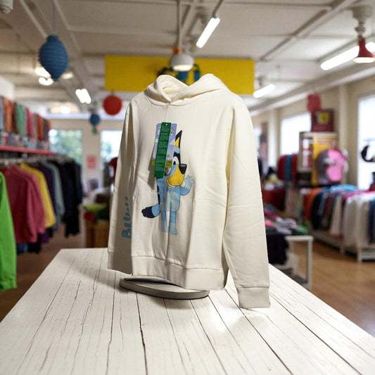 Sudadera Capucha Bluey niño, niña 100% Algodón - Tallas 3 Años