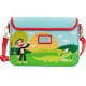 Bolso bandolera Loungefly Paul Frank Rainbow mujer, piel sintética, 24x17x5 cm, oficial, correa ajustable – Regalo original