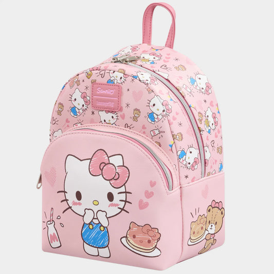 Mochila Tiny Chum & Treats Hello Kitty Loungefly 26cm