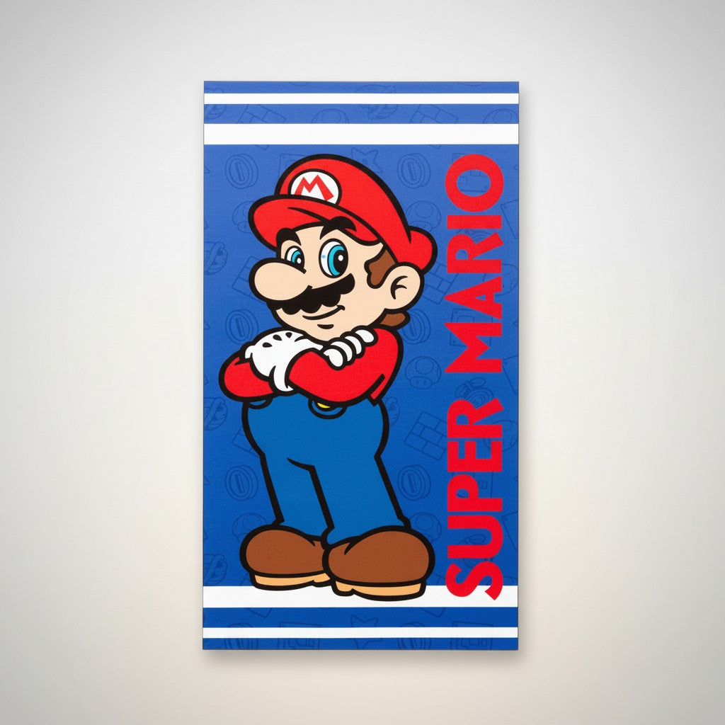 Toalla Super Mario Bros algodón 100% 70x140 cm – Playa y baño