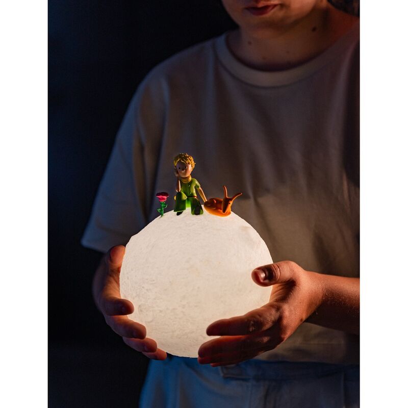 Lámpara 3D El Principito Luna – Luz LED Decorativa Oficial USB