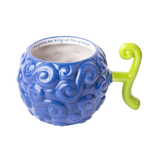 Taza 3D Fruta del Diablo One Piece 500ml - Gomu Gomu Netflix Dolomita Relieve