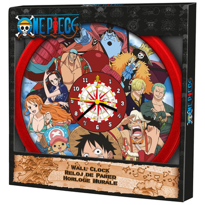 Reloj de Pared One Piece – 24,5 cm  Kids Licensing  Decoración Anime