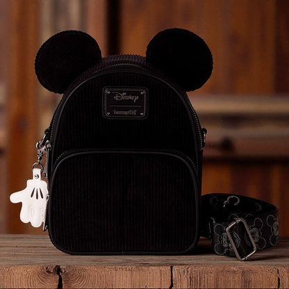 Loungefly Bossa Creuada Mickey Orejas - Edició Limitada, Corretja Desmuntable i Multiple Espais