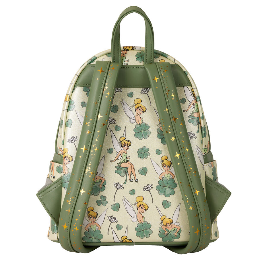 Mochila mujer Campanilla Disney Loungefly  cuero vegano tamaño  26, 7 cm 22, 9 cm 11, 4 cm