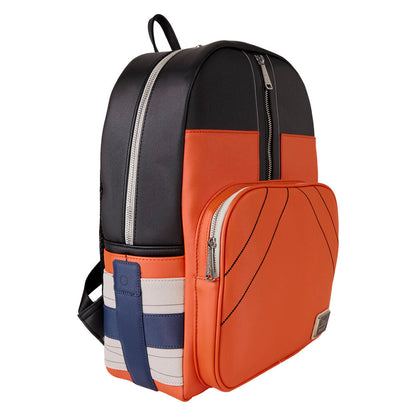 Mochila Naruto Shippuden Loungefly piel vegana 45cm Grande Anime Oficial - Uzumaki Cosplay Ninja Hokage