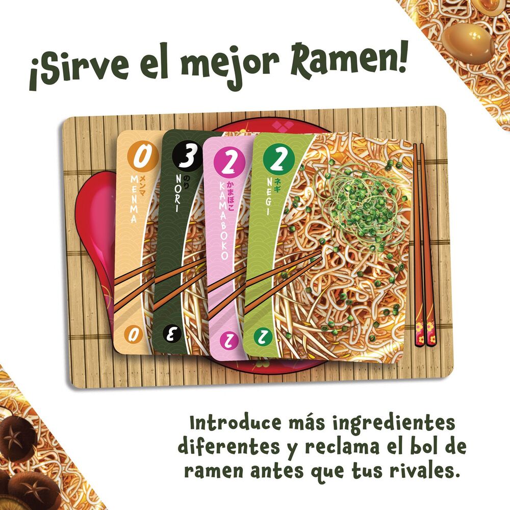 Juego de Mesa Ramen! Ramen! – SD Games  Español  1–4 Jugadores  +8 Años