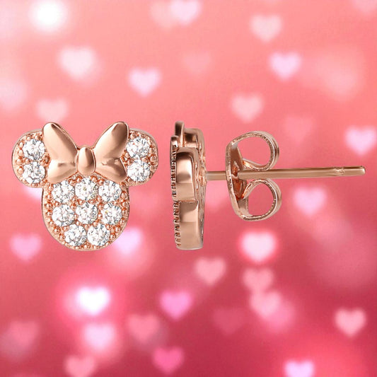 Pendientes Minnie Mouse Disney Oficiales - Dulzura Mágica Original | Elegancia Atemporal