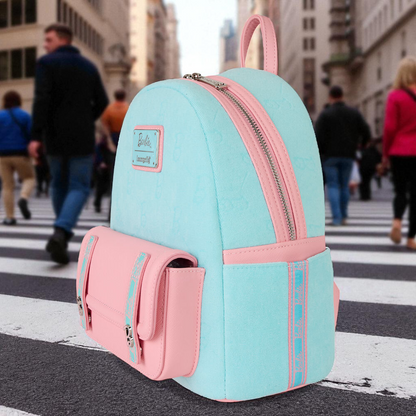 Mochila Barbie Loungefly 26cm Piel Sintética - Original  Mujer Retro Vintage Oficial