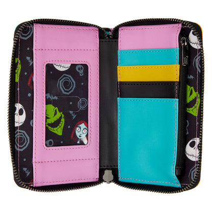 🎃 Cartera Sally Pesadilla Antes de Navidad Disney Loungefly - Billetera Zip Exclusiva Coleccionable 15cm ⭐