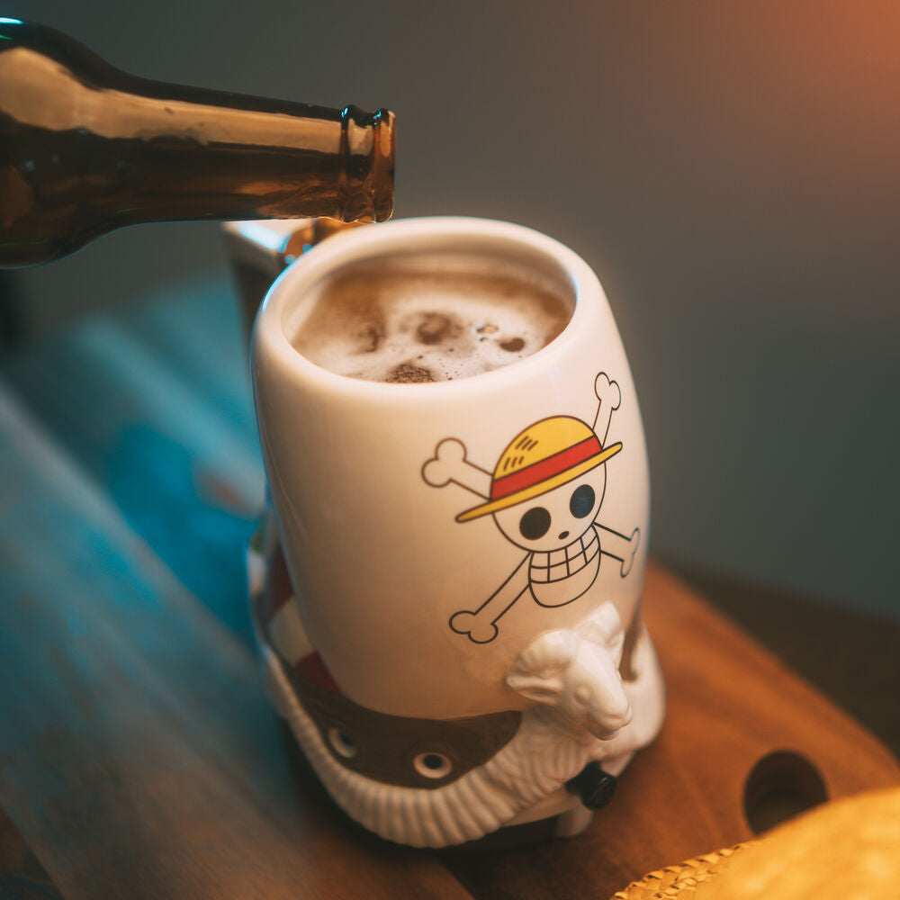 Jarra Going Merry One Piece 750ml – Taza 3D Oficial Pintada a Mano