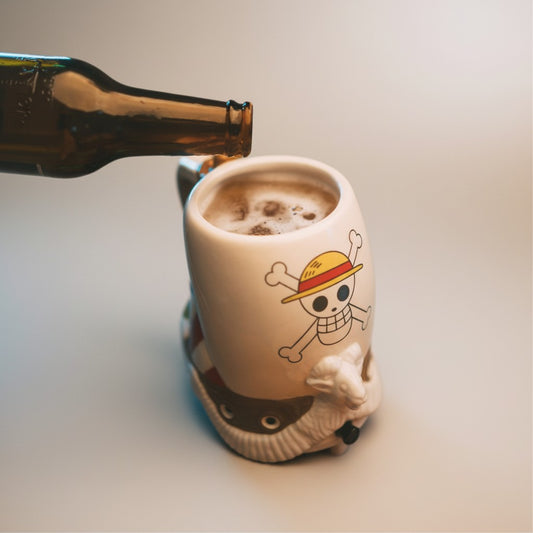 Jarra Going Merry One Piece 750ml – Taza 3D Oficial Pintada a Mano