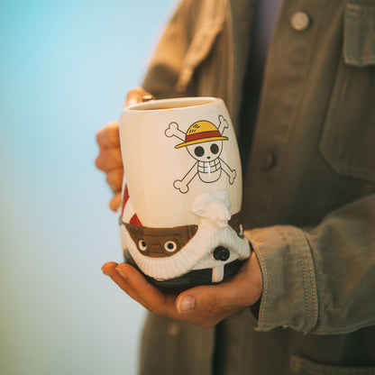 Jarra Going Merry One Piece 750ml – Taza 3D Oficial Pintada a Mano