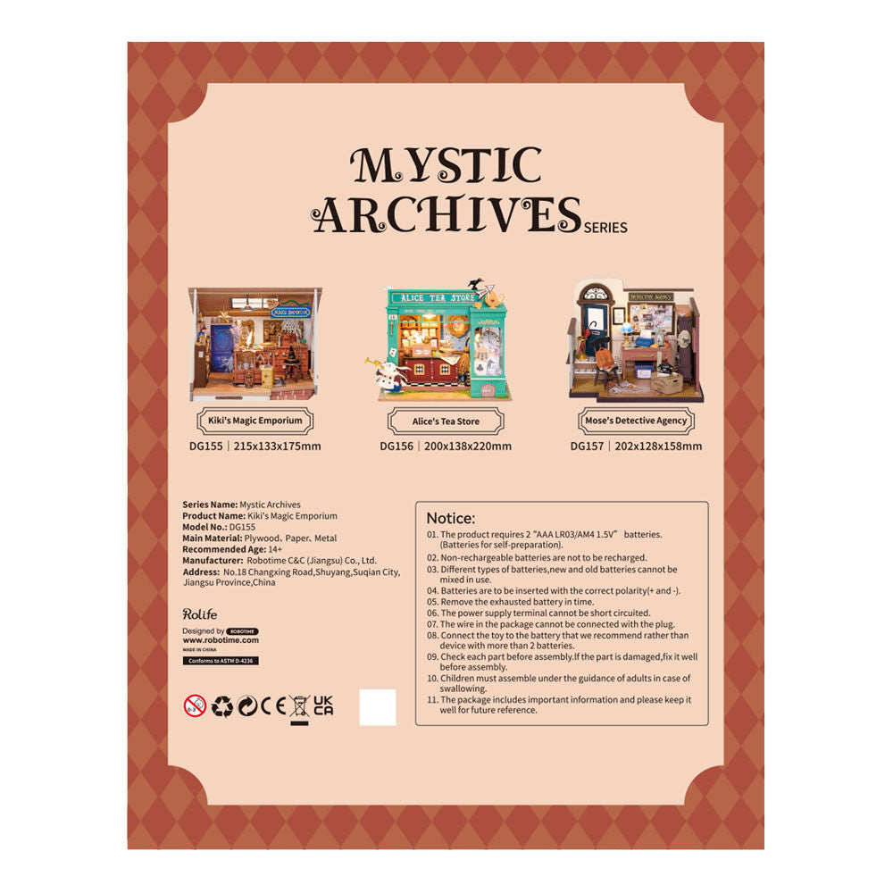Maqueta Robotime Tienda de Té de Alicia – Casa Miniatura DIY 136 Piezas