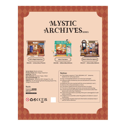 Maqueta Robotime Tienda de Té de Alicia – Casa Miniatura DIY 136 Piezas