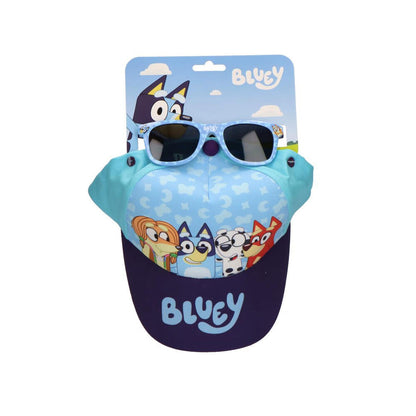 Set Bluey gorra + gafas de sol infantiles – Verano 53 cm