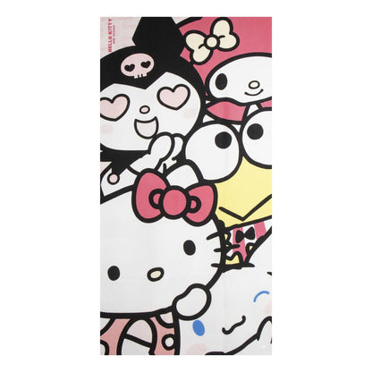 Toalla Hello Kitty and Friends Microfibra 70x140cm – Secado Rápido Oficial
