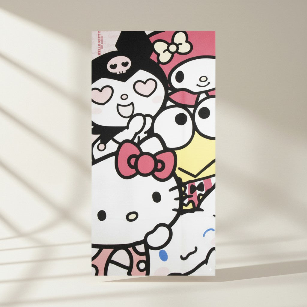 Toalla Hello Kitty and Friends Microfibra 70x140cm – Secado Rápido Oficial