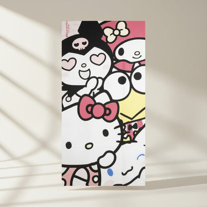 Toalla Hello Kitty and Friends Microfibra 70x140cm – Secado Rápido Oficial