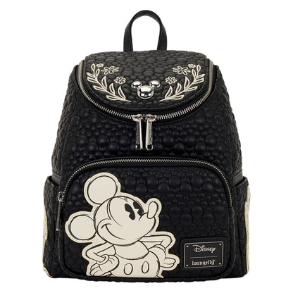 Mochila Mickey Disney Loungefly 26 cm – Mini Backpack Oficial con Detalles Bordados
