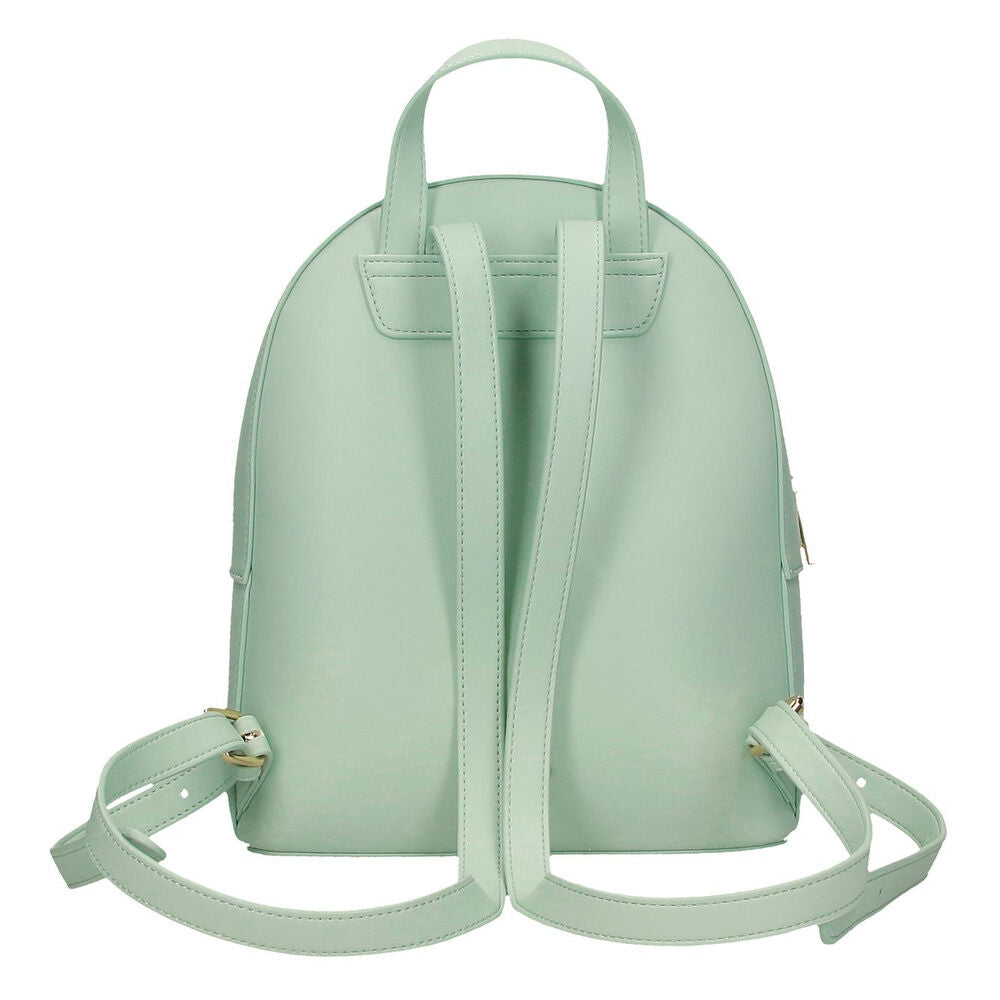 Mochila Luxe Minnie Disney 26cm – Mochila Premium Verde Pastel Oficial