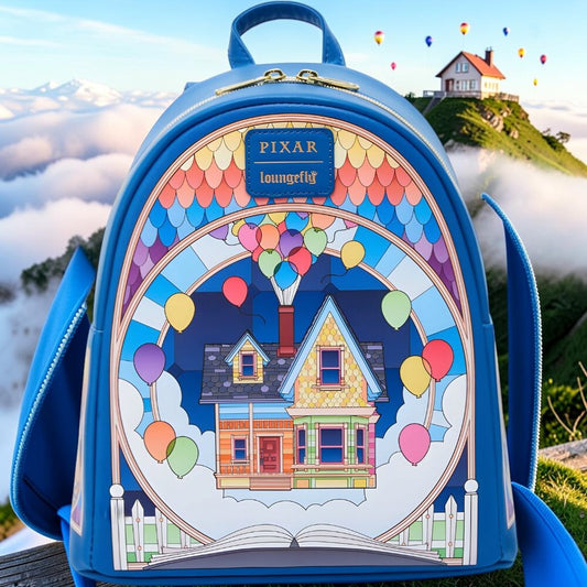 Mochila Up Disney Pixar Loungefly Stained Glass 26 cm – Casa y Globos