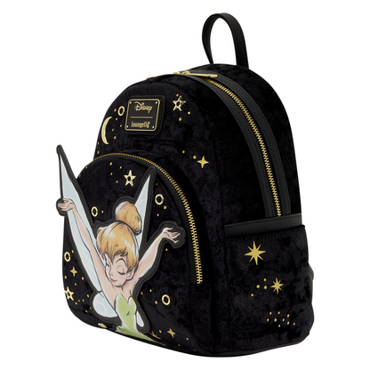 Mochila Tinker Bell Pixie Dust Velvet Disney Loungefly 26cm – Mini Backpack Premium