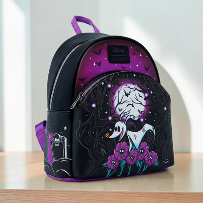 Mochila Zero Moon Doodle Disney Loungefly 26cm – Pesadilla Antes de Navidad