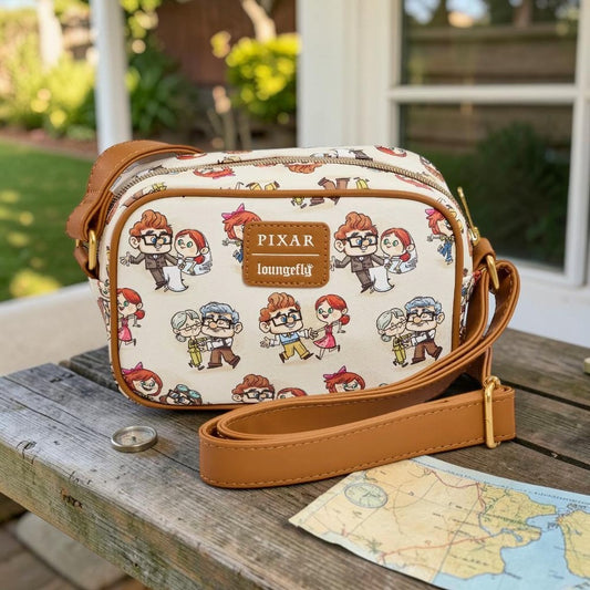 Bolso Bandolera Ellie y Carl Up Disney Loungefly – Beige