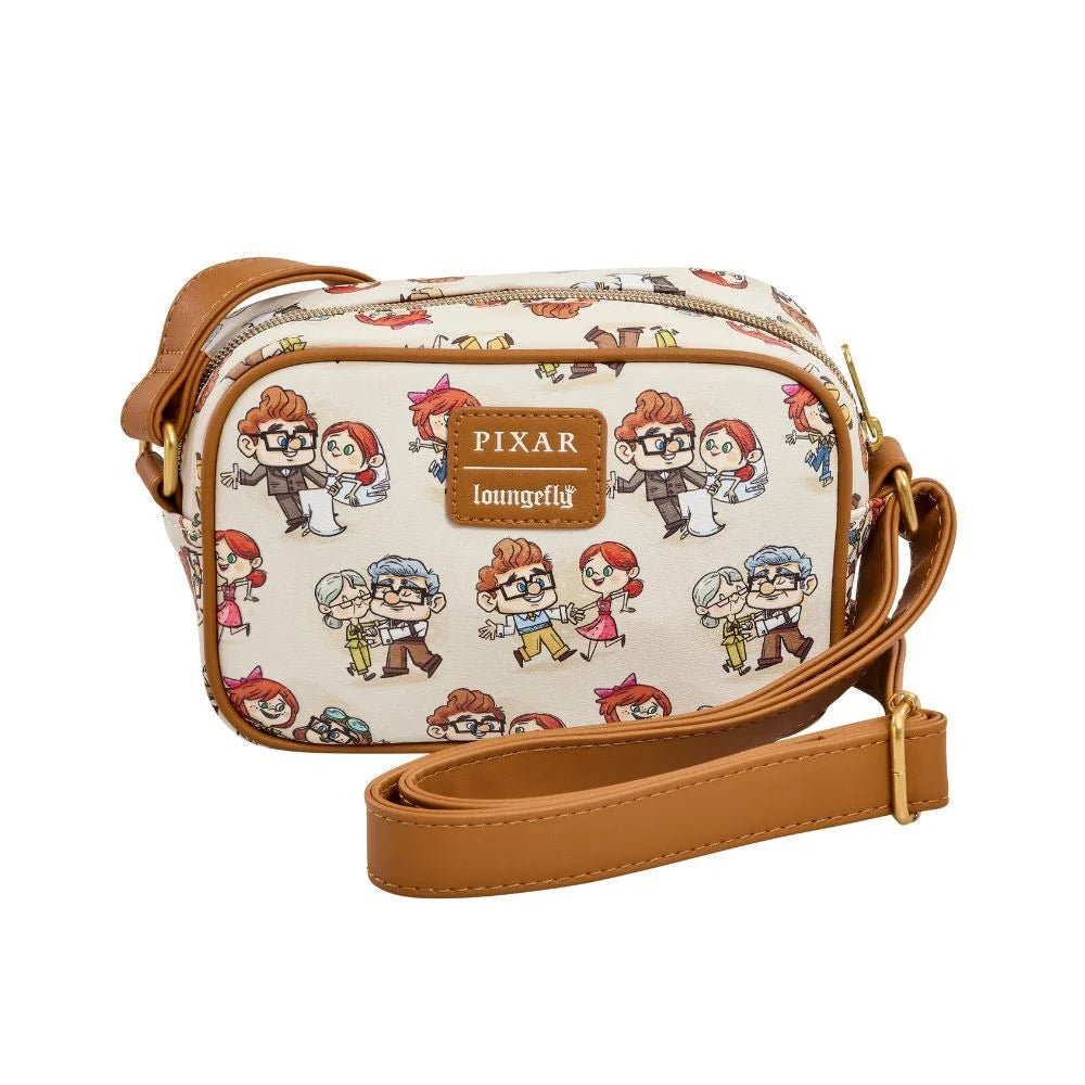 Bolso Bandolera Ellie y Carl Up Disney Loungefly – Beige