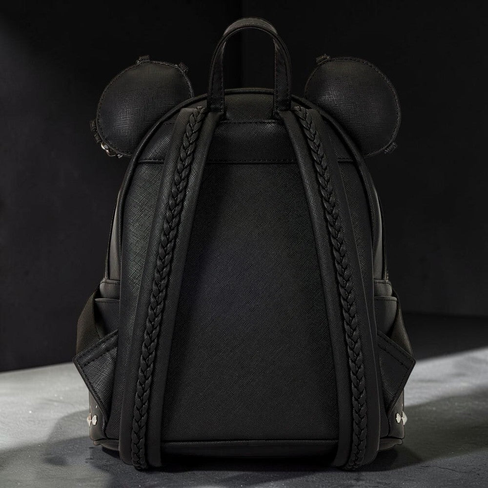 Mochila Minnie Mouse Studs & Chains Disney Loungefly 26 cm – Negra