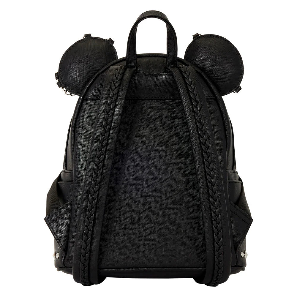Mochila Minnie Mouse Studs & Chains Disney Loungefly 26 cm – Negra