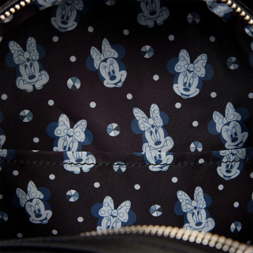 Mochila Minnie Mouse Studs & Chains Disney Loungefly 26 cm – Negra