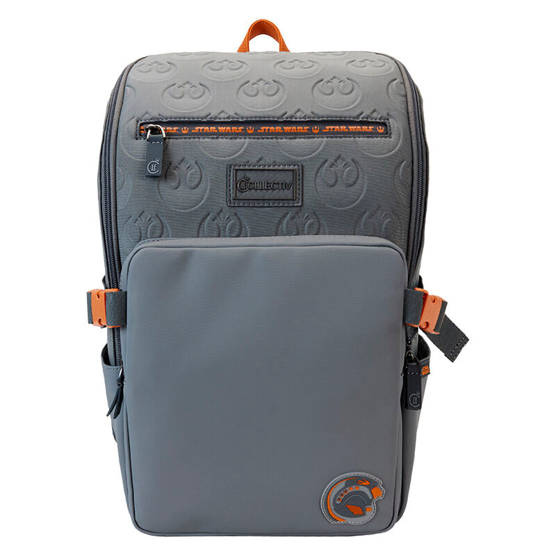 Sac à dos pour homme de 42 cm en polyuréthane. Loungefly Rebel Alliance Cadeau de Noël robuste de haute qualité