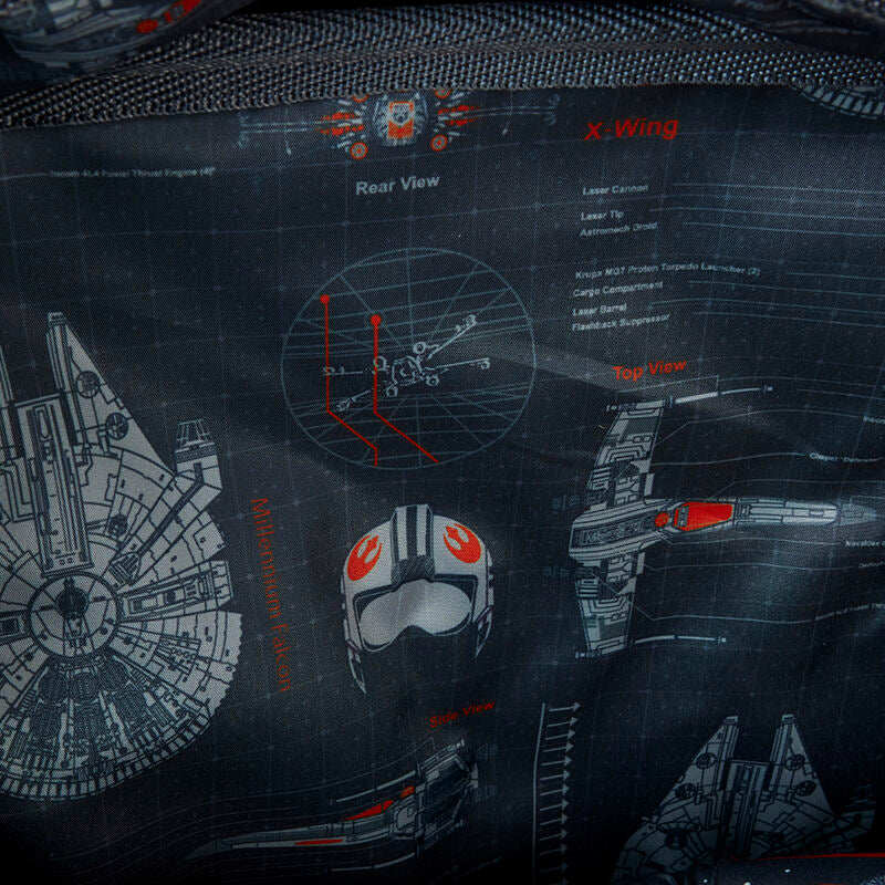 Mochila Bandolera Loungefly La Alianza Rebelde 22,86 X 11,43 X 25,4 Cm perfecta para hombre o mujer fan de star wars