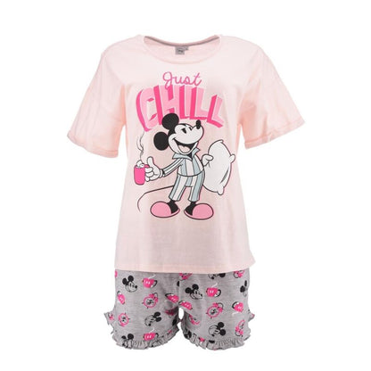 Pijama Mickey Mouse rosa 100% algodón