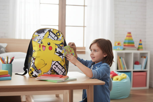 Mochila Pikachu Pokemon Pika 40cm - para niña y niño ,regalo perfecto