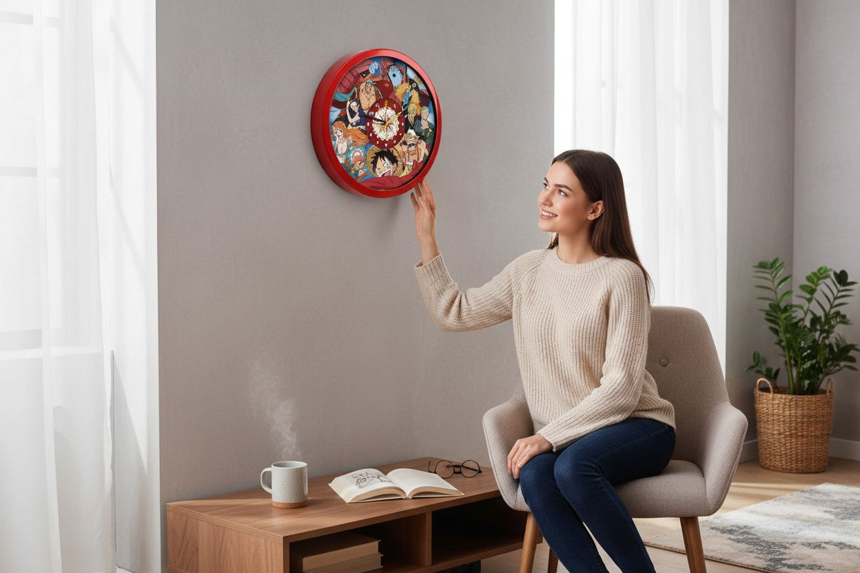 Reloj de Pared One Piece – 24,5 cm  Kids Licensing  Decoración Anime
