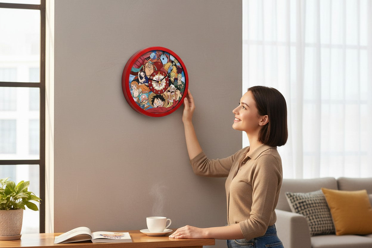 Reloj de Pared One Piece – 24,5 cm  Kids Licensing  Decoración Anime