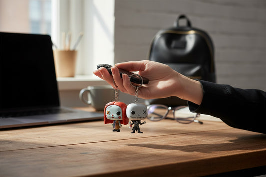 Pack Llavero Funko Pocket Pop Jack & Sally  Pesadilla Antes de Navidad Funko Oficial