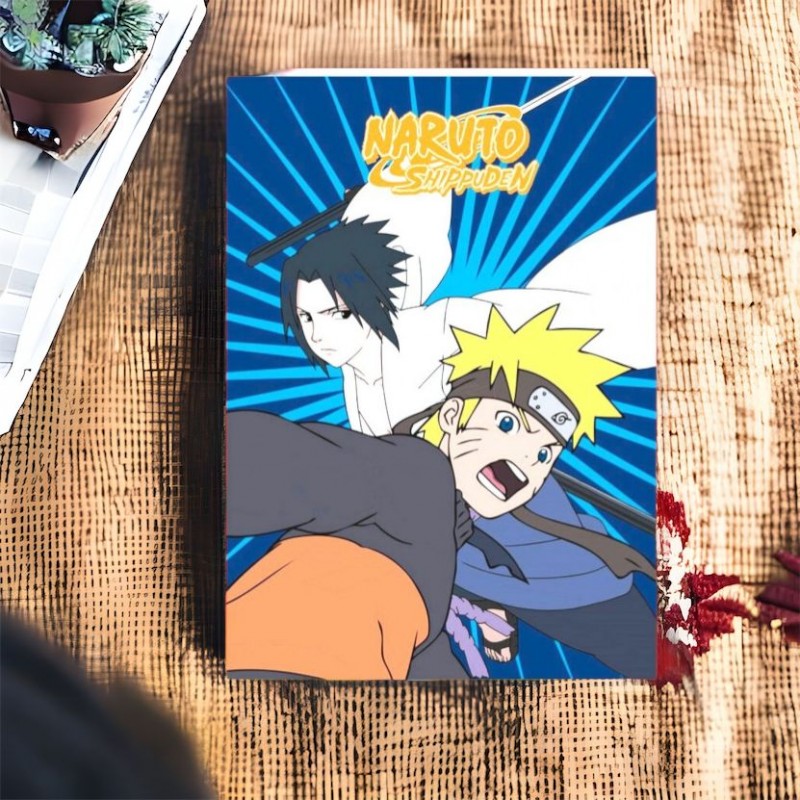 Couverture polaire Naruto et Sasuke Naruto Shippuden pour canapé - 100x140cm -