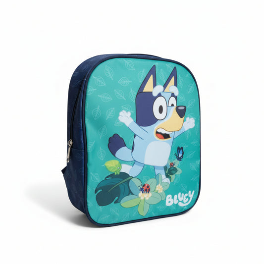 Mochila Bluey 30cm - Tamaño 24x10x30cm - Estampado de Hojas - regalo para niña y niño perfecto