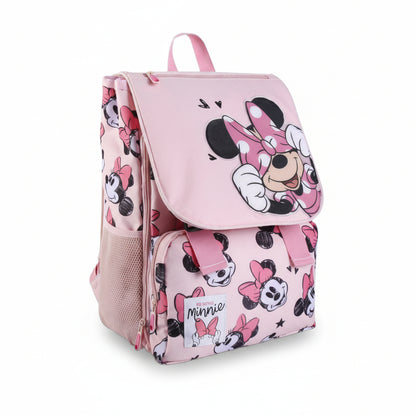 Disney Minnie Mouse Large Expandable School Backpack Size: 28.5 x 15 x 41 cm ideal for girls. Perfect gift