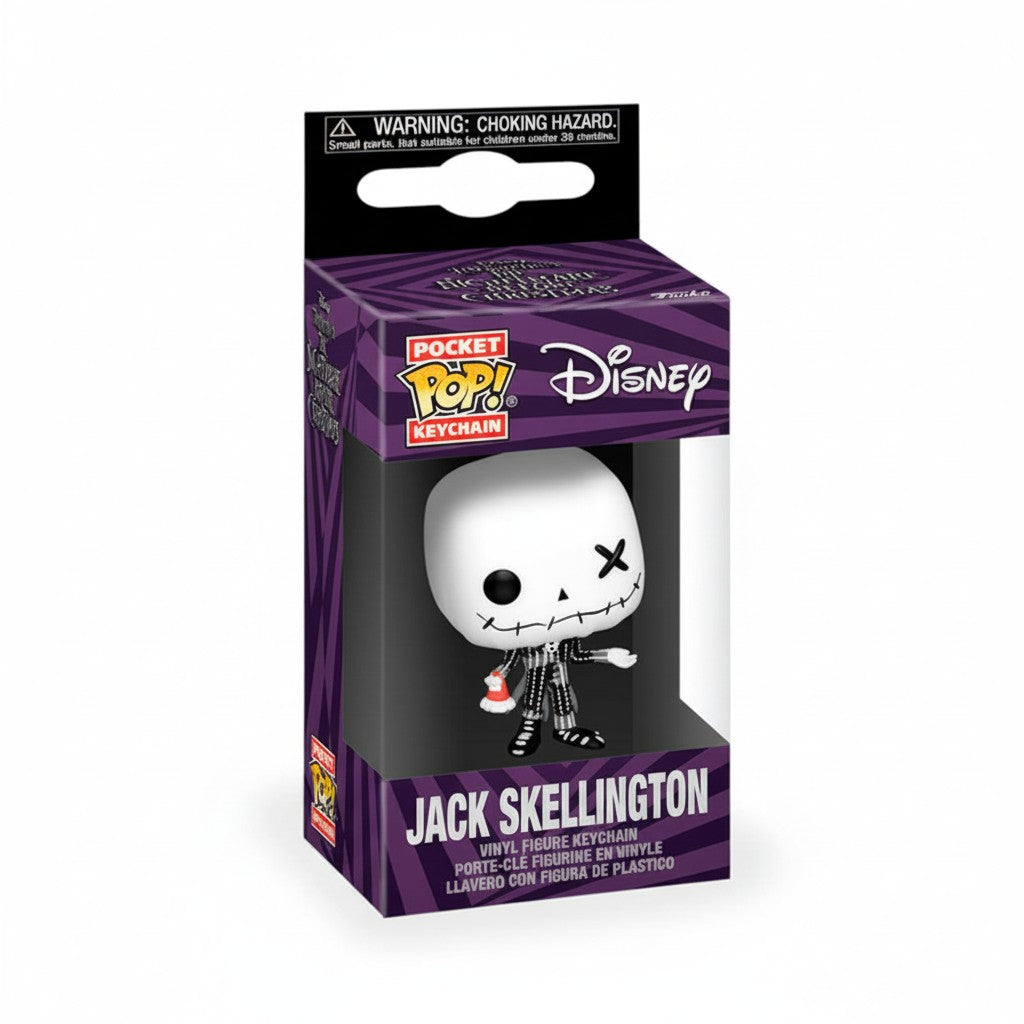 Pack Llavero Funko Pocket Pop Jack & Sally  Pesadilla Antes de Navidad Funko Oficial