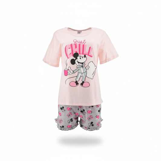 Pijama Mickey Mouse rosa 100% algodón